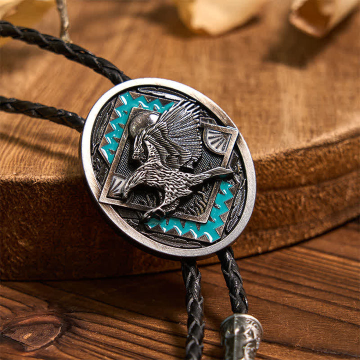 Eagle Flag DIY Hidden Knife Belt Buckle Longhorn Pendant Eagle Bolo Tie Bundle Set  - image 7