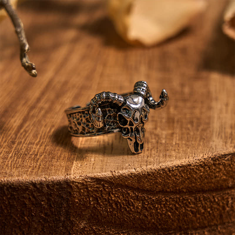 Rose DIY Hidden Knife Belt Buckle Longhorn Pendant Goat Ring Bundle Set  - image 7