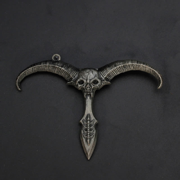 Eagle Ghost Sting Unpacking Cutter Blade Keychain - Ghost - Antique Silver - image 4