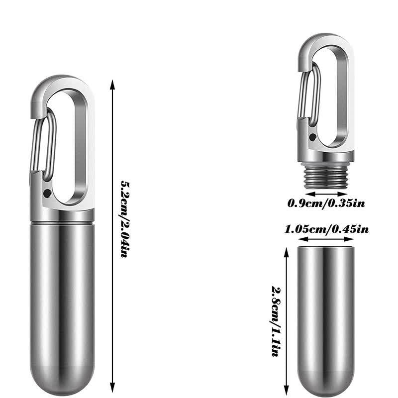 Small Portable Pill Organizer Keychain - image 7