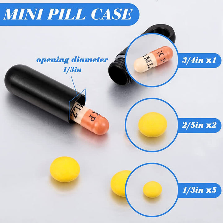 Small Portable Pill Organizer Keychain - image 5