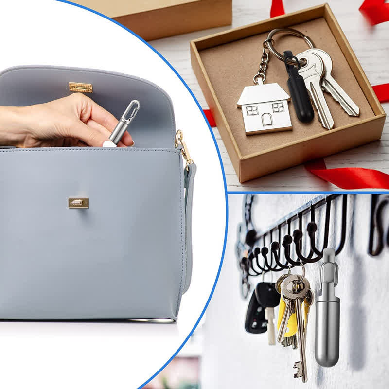 Small Portable Pill Organizer Keychain - image 1