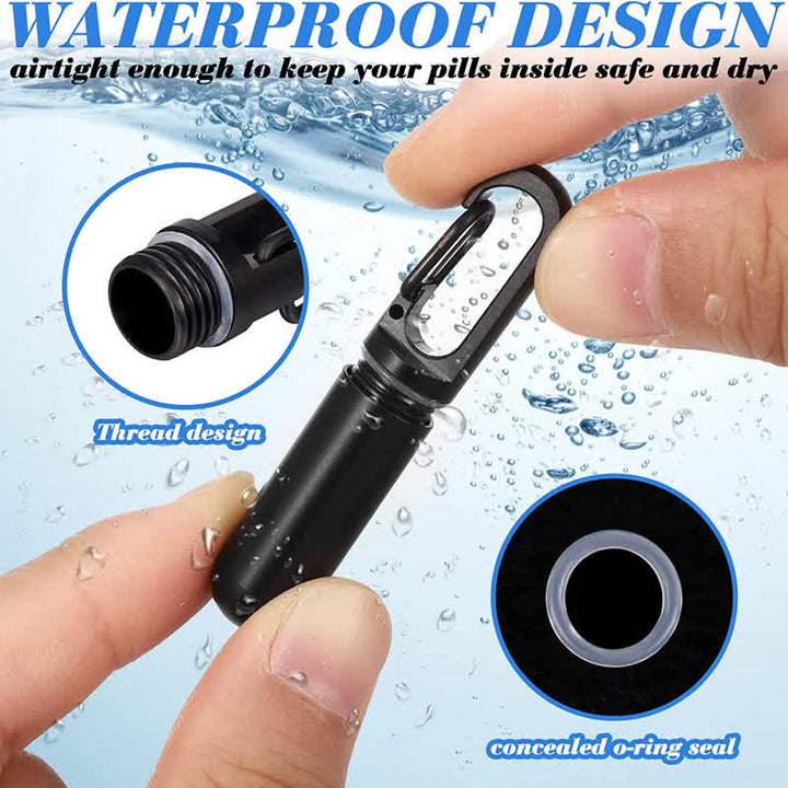 Small Portable Pill Organizer Keychain - image 4