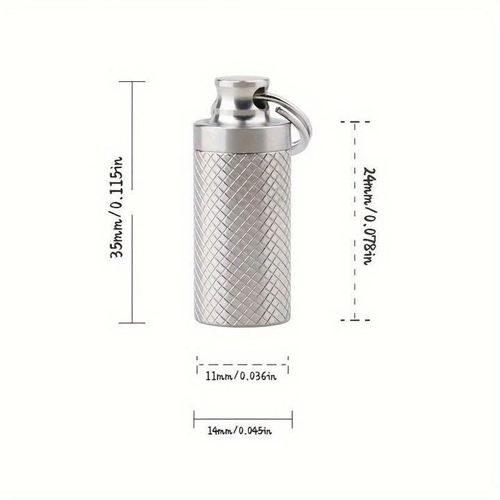 Small Portable Pill Organizer Keychain - Style #5 - image 13