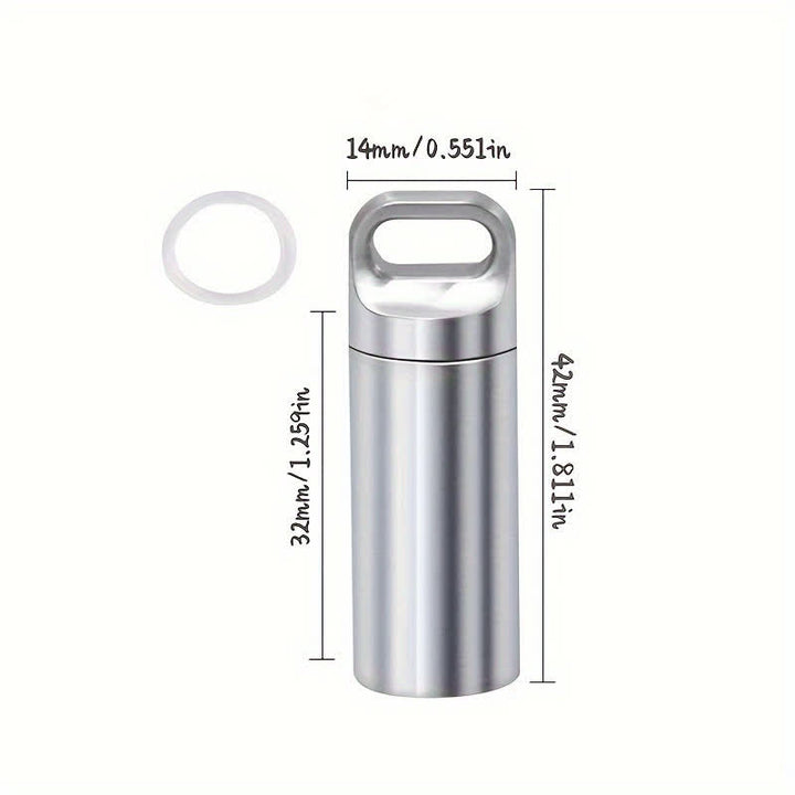 Small Portable Pill Organizer Keychain - Style #3 - image 11
