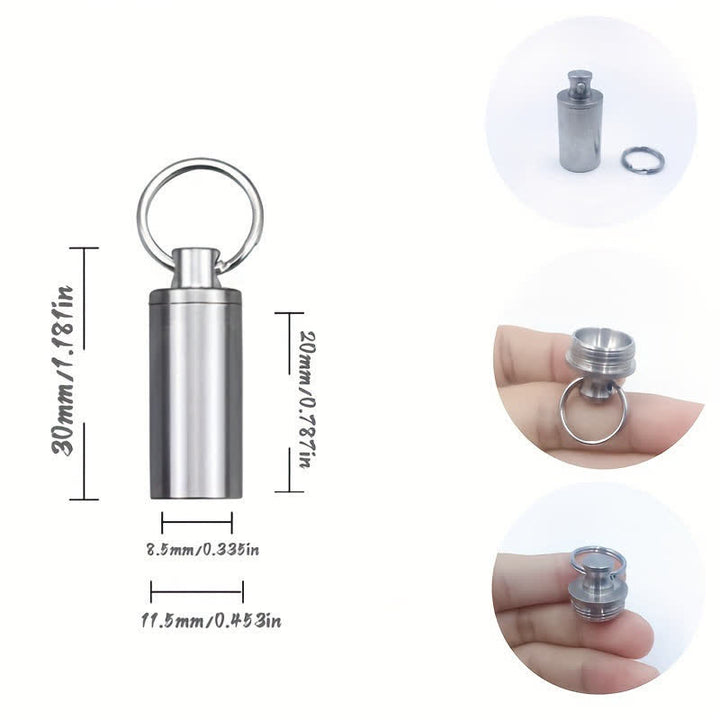 Small Portable Pill Organizer Keychain - Style #4 - image 12