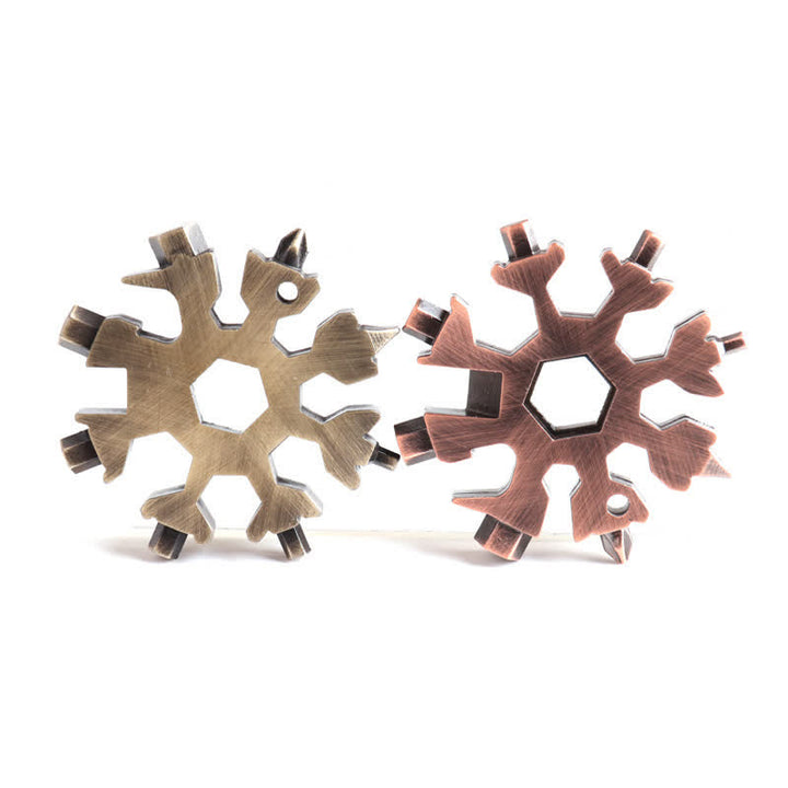 Multi-Tool 18-in-1 Snowflake Shape Spanner Keychain - image 8