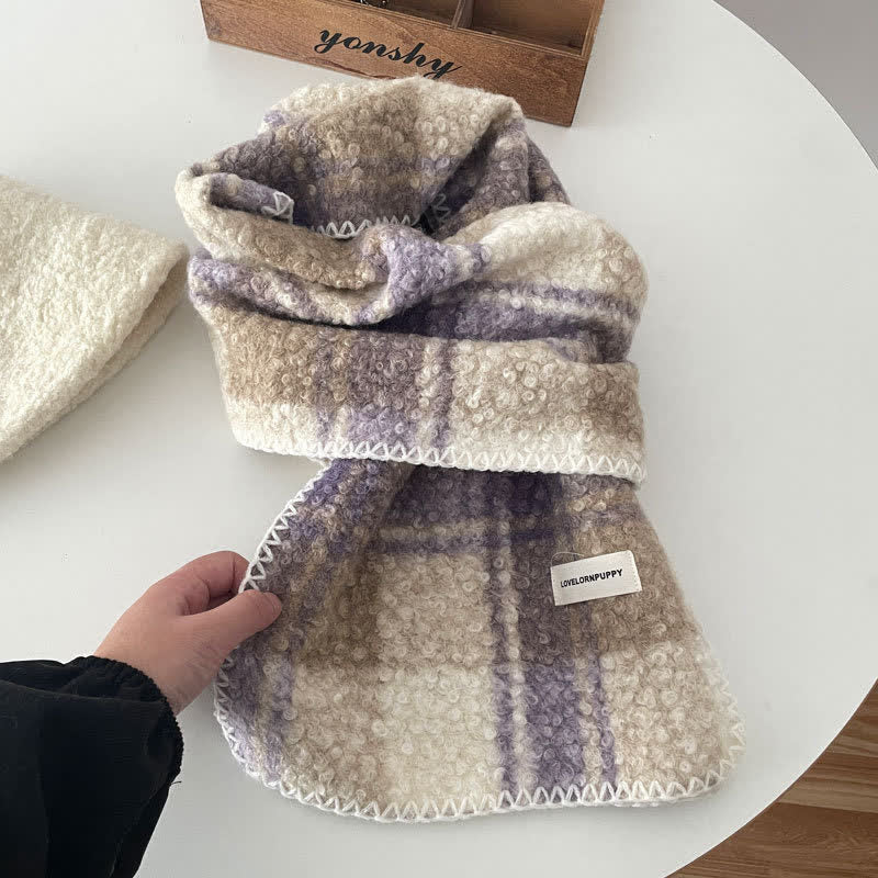 Unisex Winter Accessories Ultra Flush Plaid Scarf - Style #3 - image 11