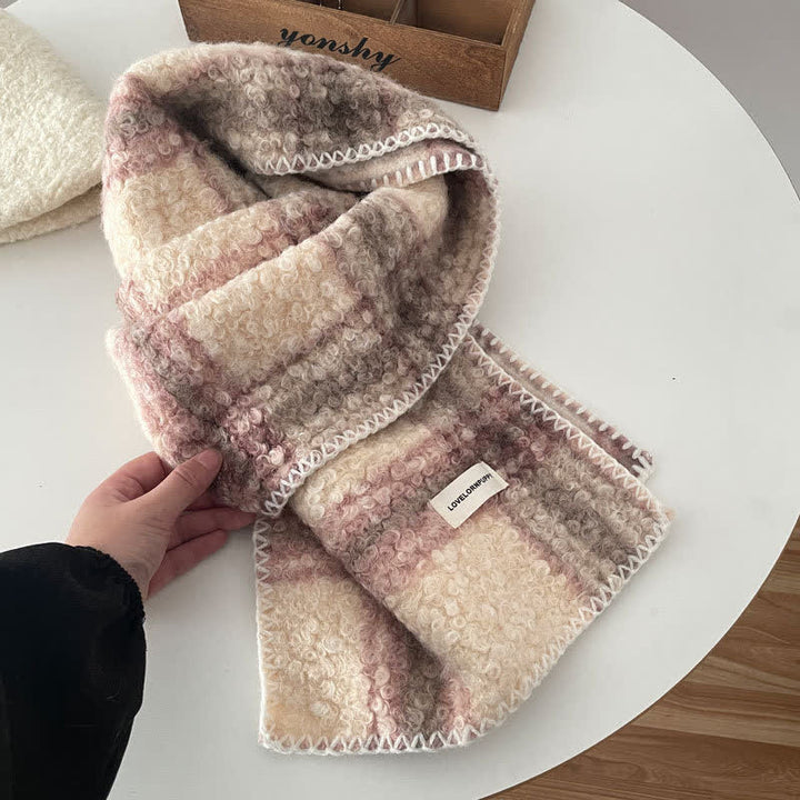 Unisex Winter Accessories Ultra Flush Plaid Scarf - Style #2 - image 9