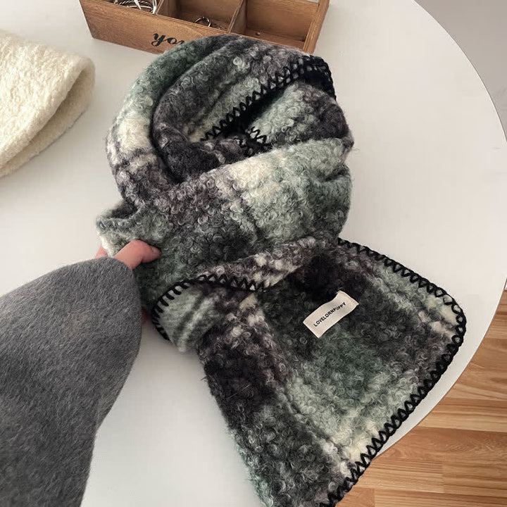 Unisex Winter Accessories Ultra Flush Plaid Scarf - Style #5 - image 13