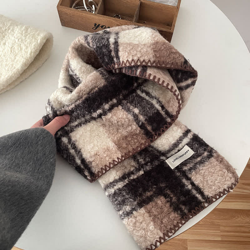 Unisex Winter Accessories Ultra Flush Plaid Scarf - Style #8 - image 18