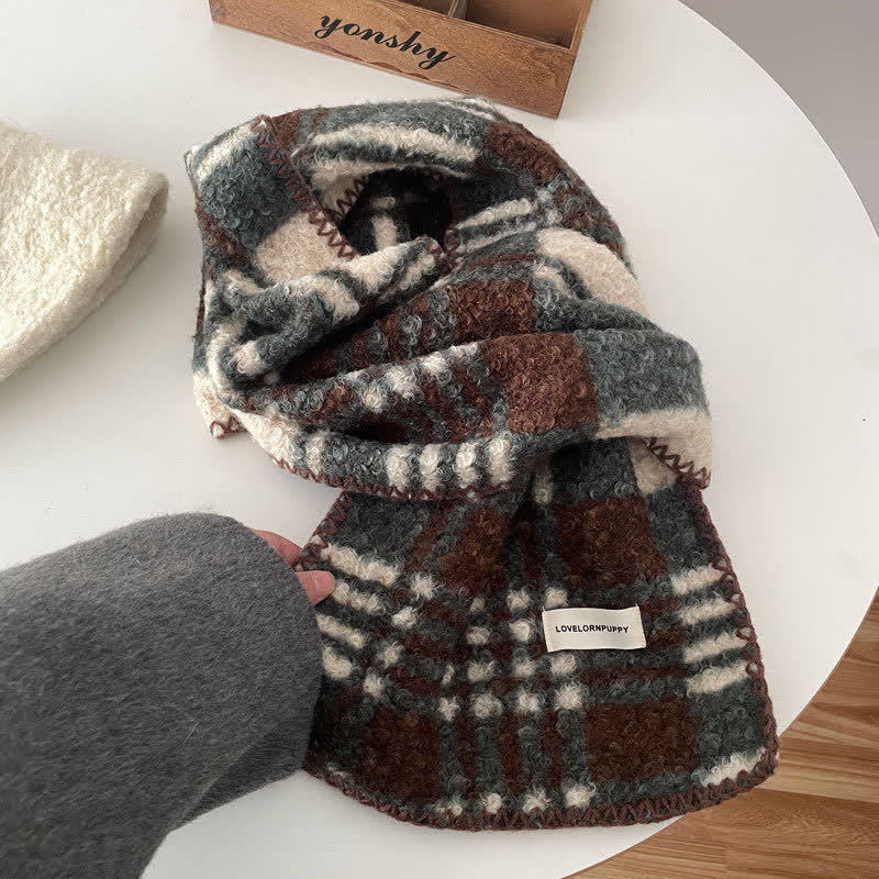Unisex Winter Accessories Ultra Flush Plaid Scarf - Style #6 - image 14