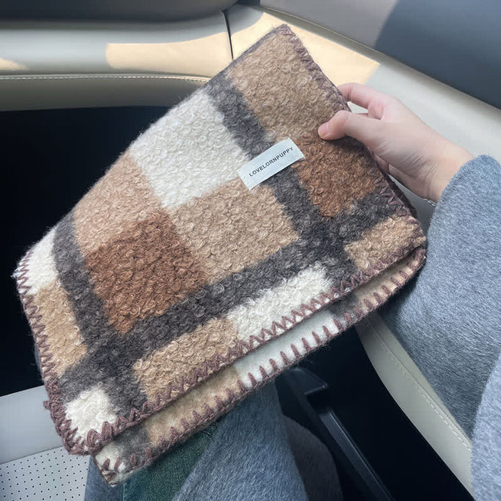 Unisex Winter Accessories Ultra Flush Plaid Scarf - image 19