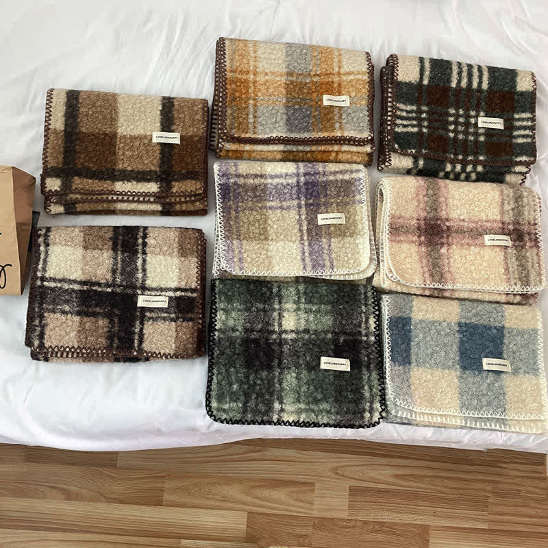 Unisex Winter Accessories Ultra Flush Plaid Scarf - image 0