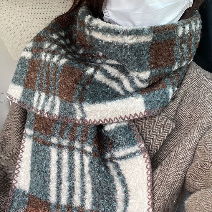 Unisex Winter Accessories Ultra Flush Plaid Scarf - image 16