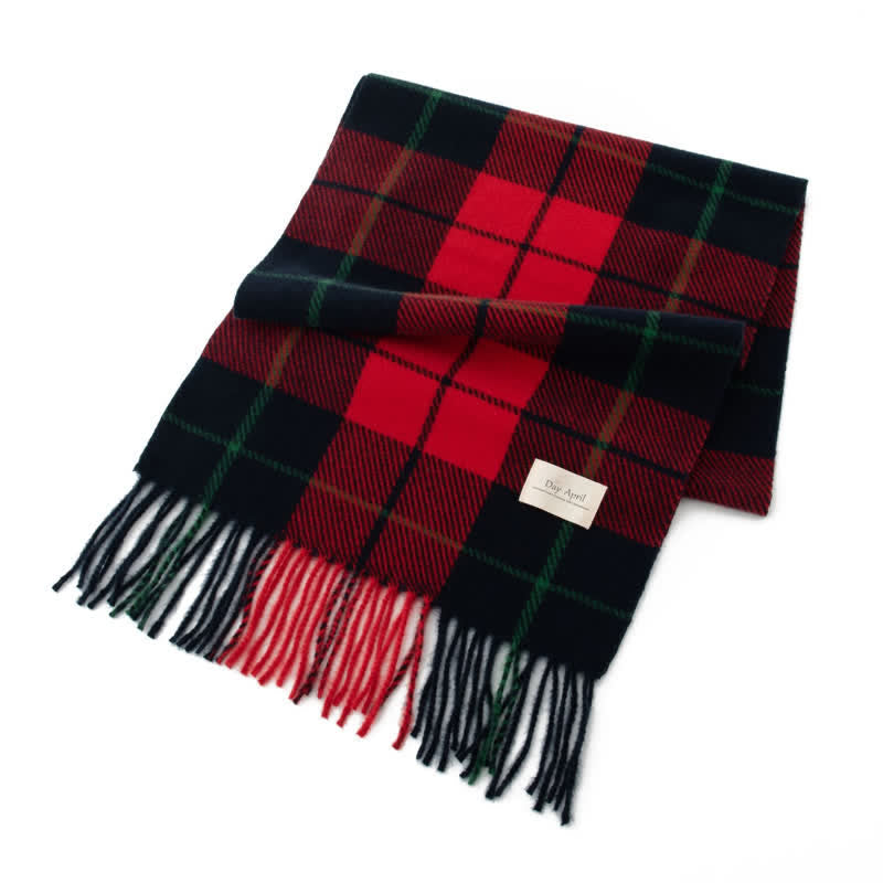Unisex Timeless Scottish Tartan Plaid Scarf - Style #8 - image 11