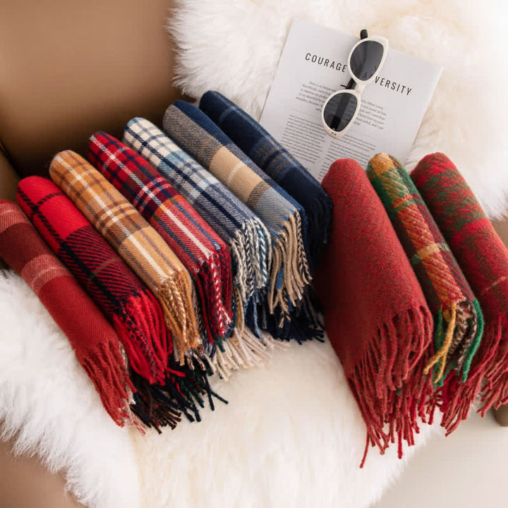 Unisex Timeless Scottish Tartan Plaid Scarf - image 0