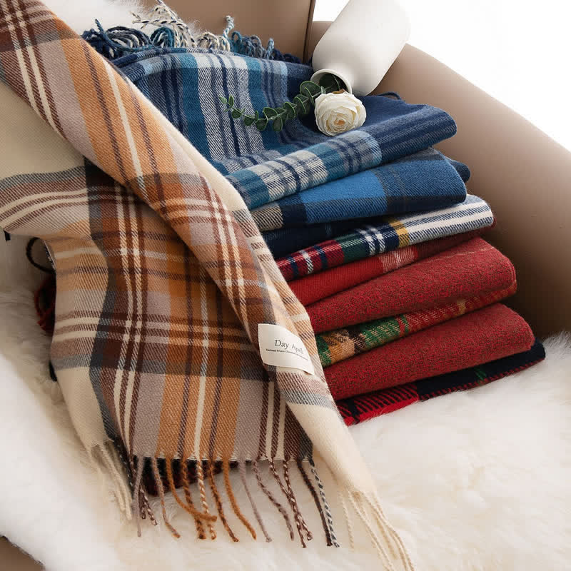 Unisex Timeless Scottish Tartan Plaid Scarf - image 4