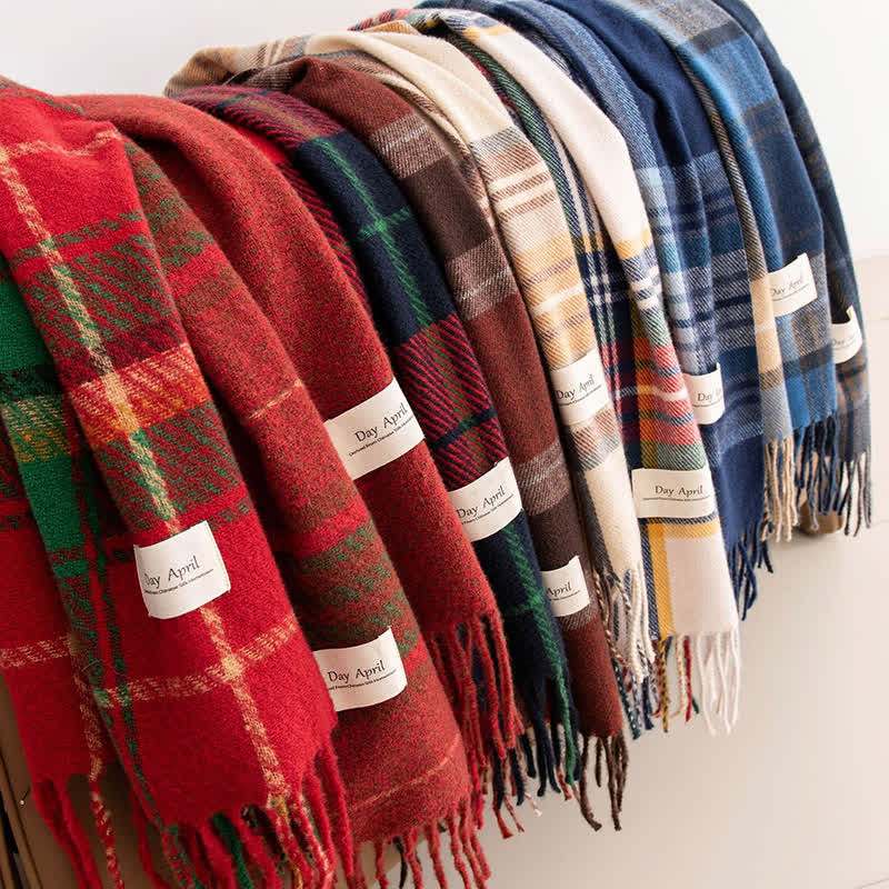 Unisex Timeless Scottish Tartan Plaid Scarf - image 3