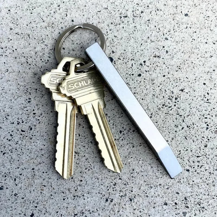 Mini EDC Pry Bar Tool Heavy Duty Keychain - image 4