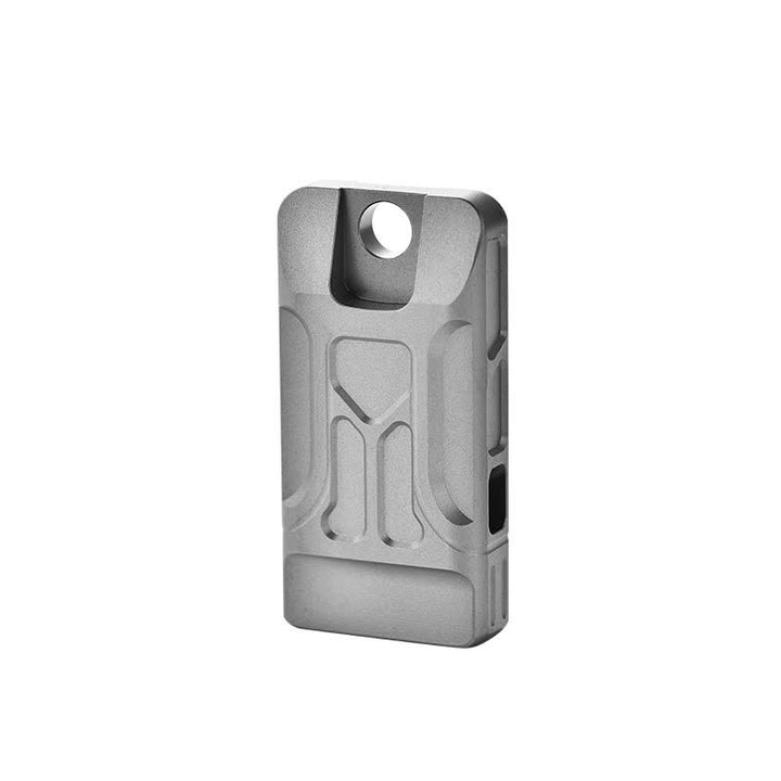 Emergency Whistle High Decibel Survival Pensant Keychain - Silver - image 5