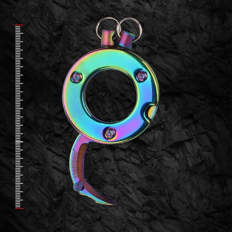 Mini Eagle Claw Folding Knife EDC Pandant Keychain - image 4