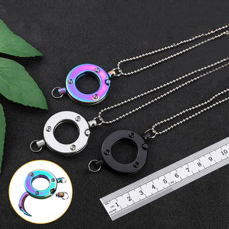 Mini Eagle Claw Folding Knife EDC Pandant Keychain - image 6