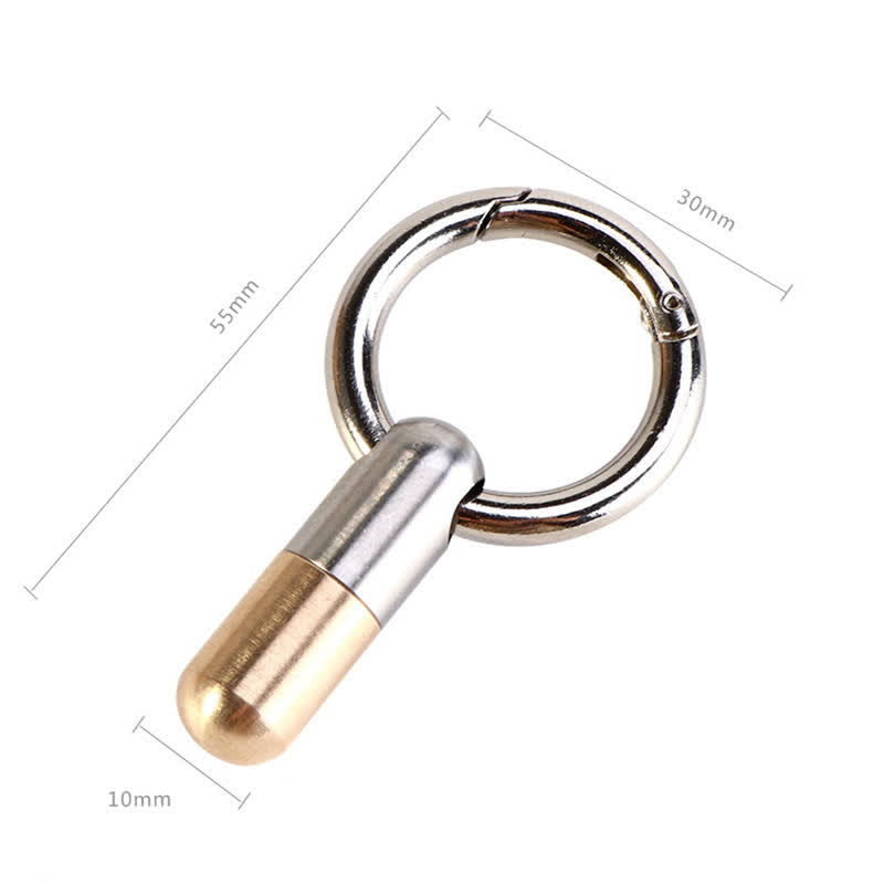 Mini Capsule Pocket Unpacking Cutter Keychain