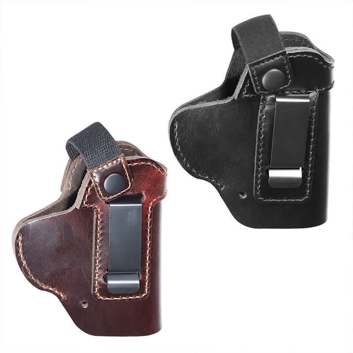 Leather Holster Belt Clip With Retention Strap Belt Bag - image 5