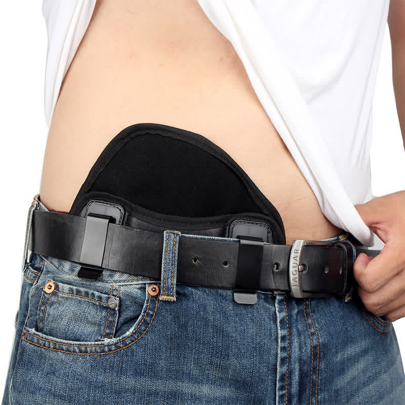 Outdoor Tactical Holster Clip Leather Belt Bag - image 1