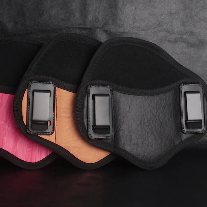 Outdoor Tactical Holster Clip Leather Belt Bag - image 4