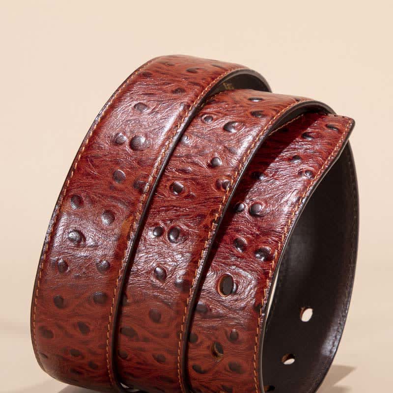 Exotic Crocodile Pattern Alligator Leather Belt - image 3
