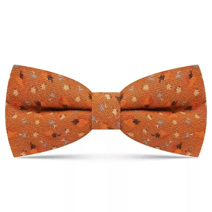 Men's Delicate Floral printed Design Cotton Bow Tie