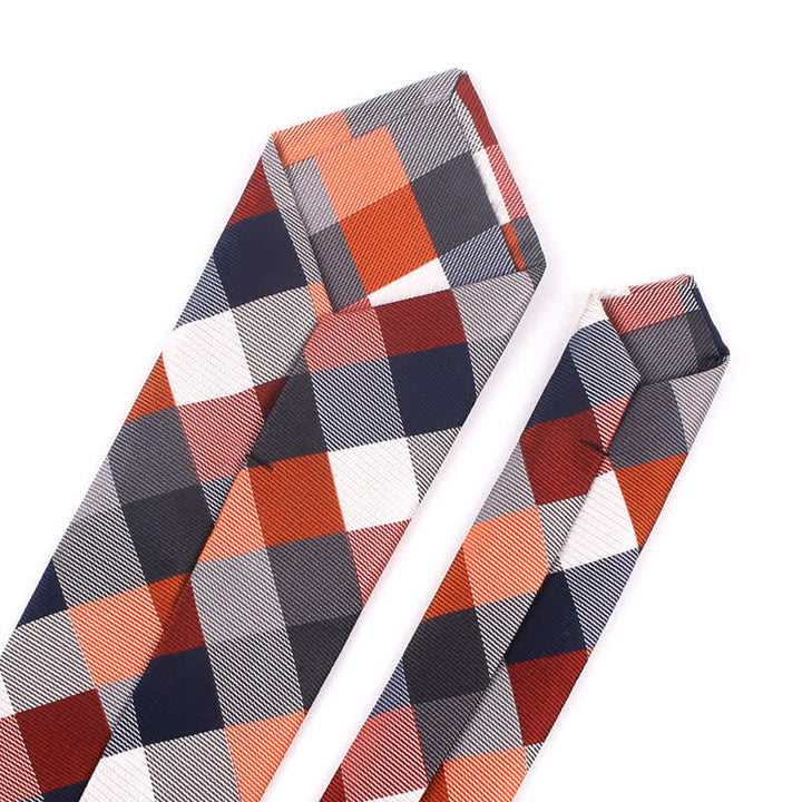 Men's Fashion Casual Modern Checked Narrow Necktie - image 11