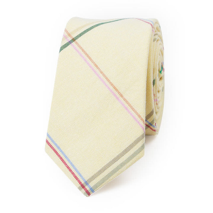 Men's Trendy Plaid Pattern Bow Tie Handkerchief Necktie - Style #13 - Necktie - image 48