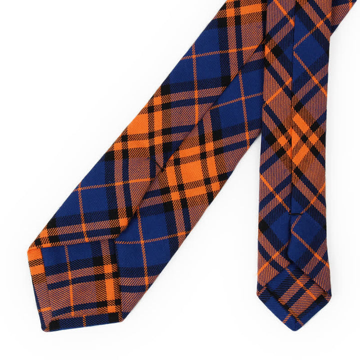 Men's Trendy Plaid Pattern Bow Tie Handkerchief Necktie - image 18