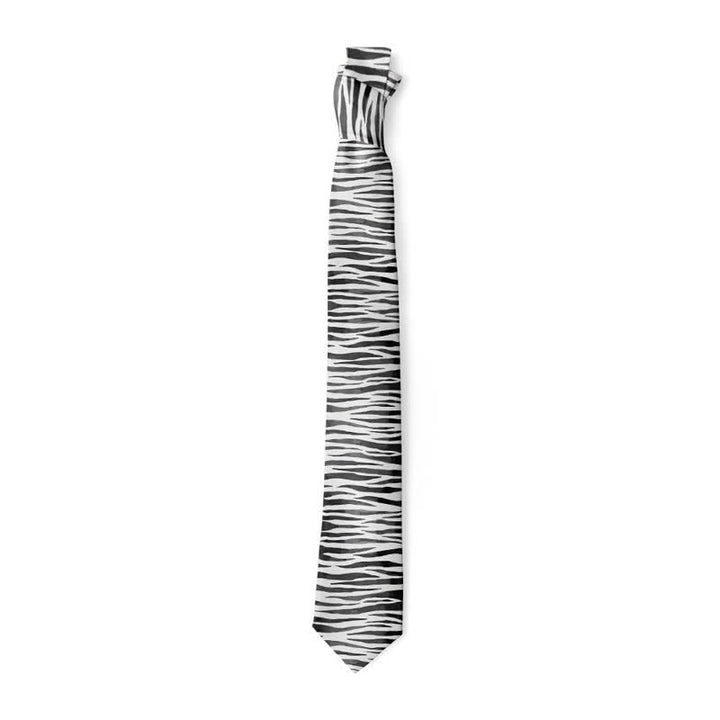 Men's Fun Stylish Animal Skin Printed Necktie - image 7