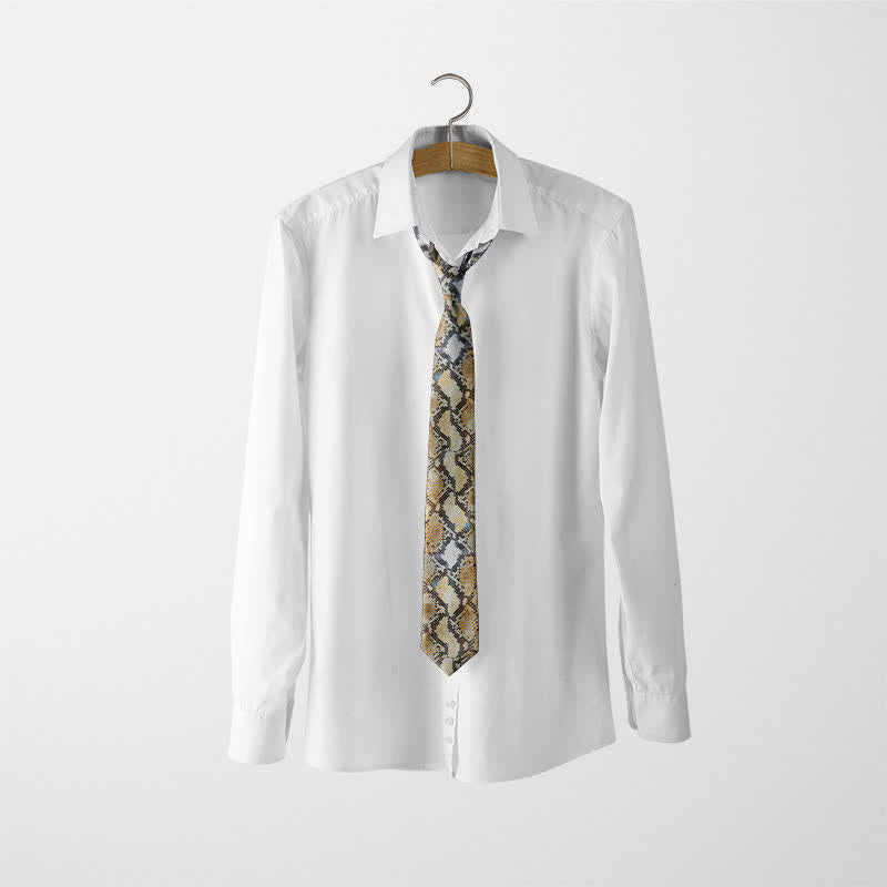Men's Fun Stylish Animal Skin Printed Necktie - image 10