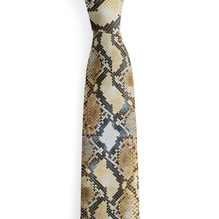 Men's Fun Stylish Animal Skin Printed Necktie - image 11