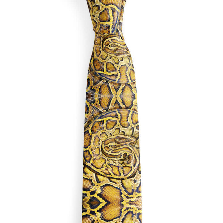 Men's Fun Stylish Animal Skin Printed Necktie - image 13