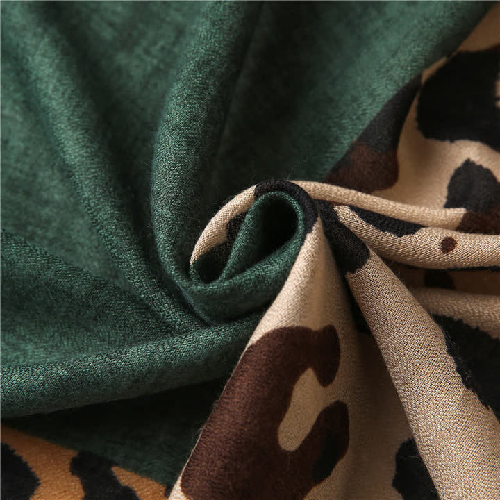 Women's Animal Leopard Printed Large Thin Scarf - image 5