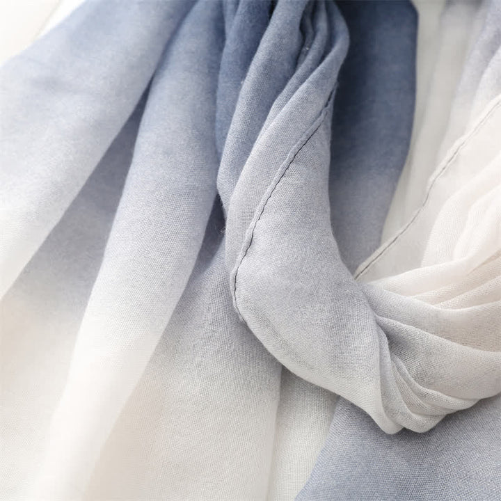 Women's Fresh Unique Gradient Color Thin Scarf - image 6