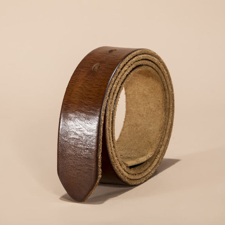 Genuine Leather Belt Strap Without Belt Buckle - Peru - 46 - image 9