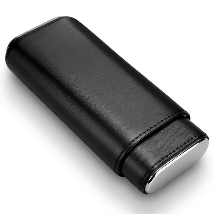 3-Finger Cigar Humidor Leather Case with Cigar Cutter - image 15