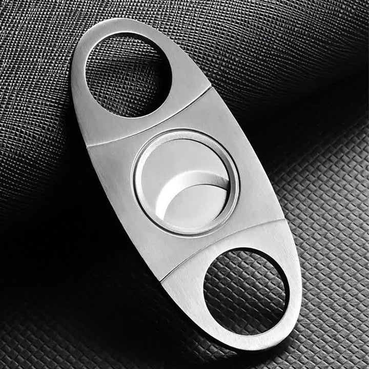 3-Finger Cigar Humidor Leather Case with Cigar Cutter - image 7