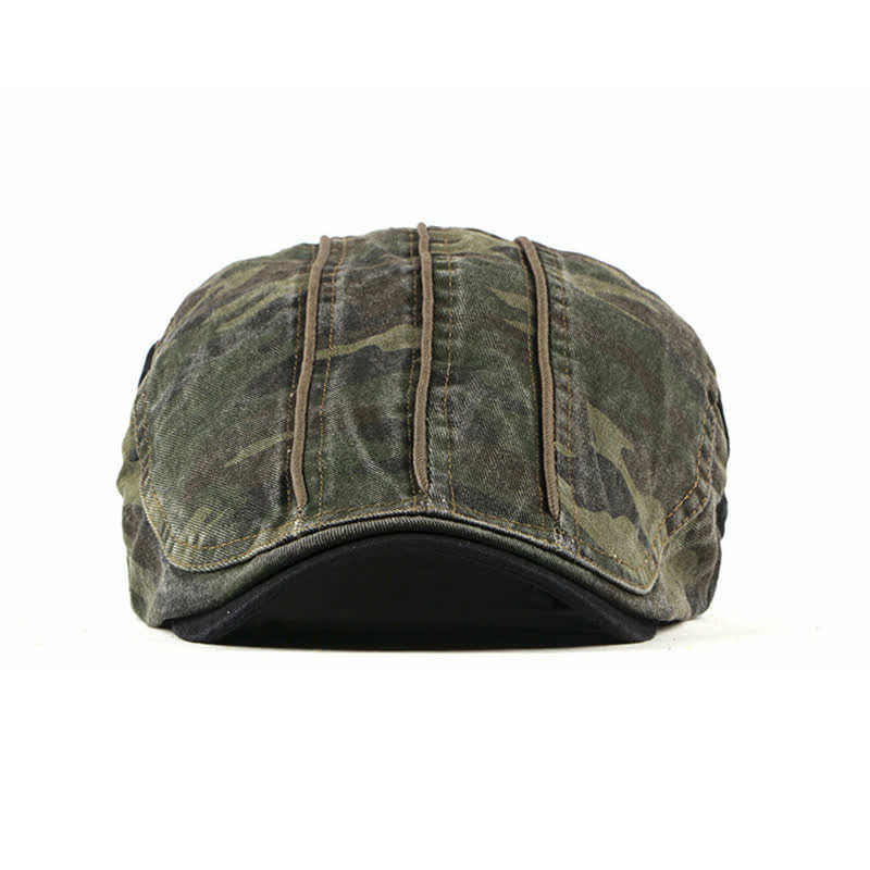 Cool Camouflage Style Cotton Beret Hat - image 4