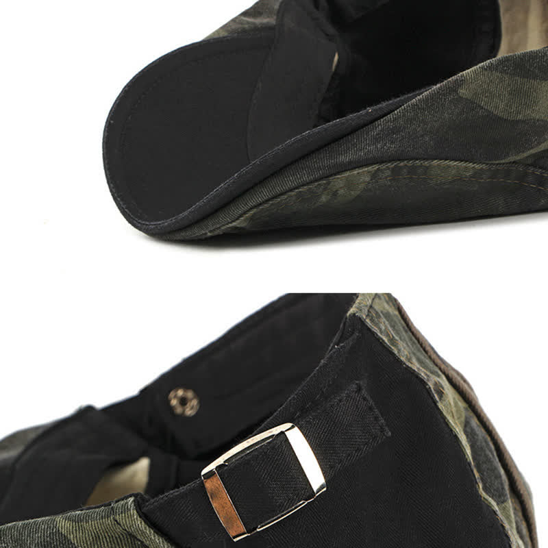 Cool Camouflage Style Cotton Beret Hat - image 8