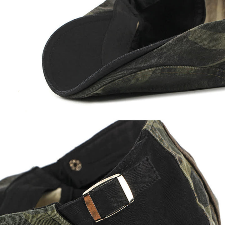 Cool Camouflage Style Cotton Beret Hat - image 8