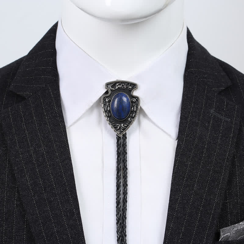 Arrows Tribal Style Artificial Stone Pendant Bolo Tie - image 13