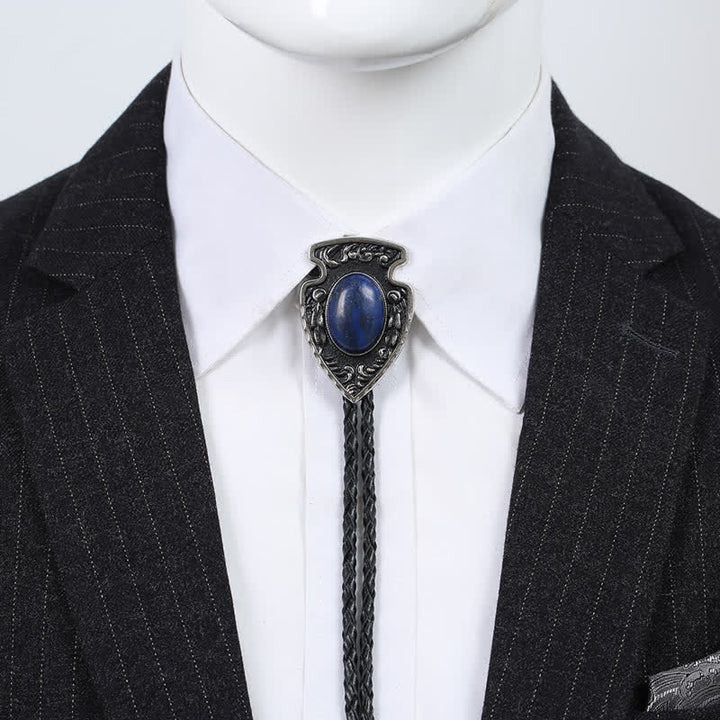 Arrows Tribal Style Artificial Stone Pendant Bolo Tie - image 13